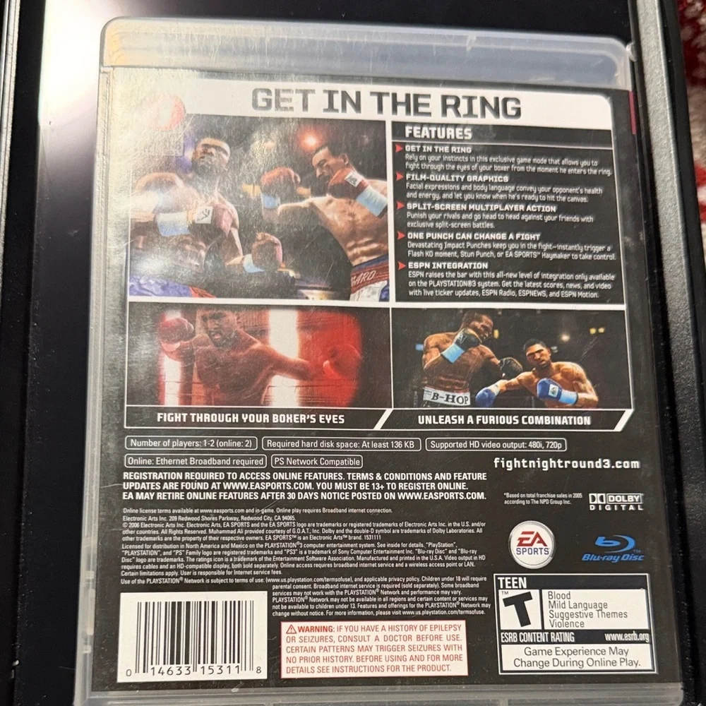 EA Sports Fight Night Round 3 for PlayStation 3